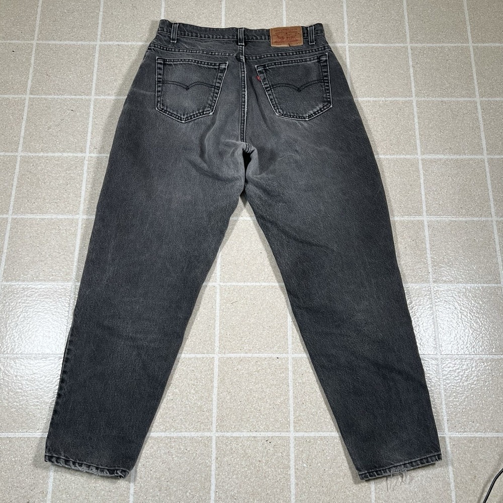 Vintage Levis 560 Jeans Mens 32x30 Black Loose Fit Tapered Leg Made in USA 90s